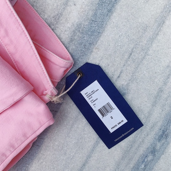 NWT Vineyard Vines Pink Jeans - Picture 6 of 7